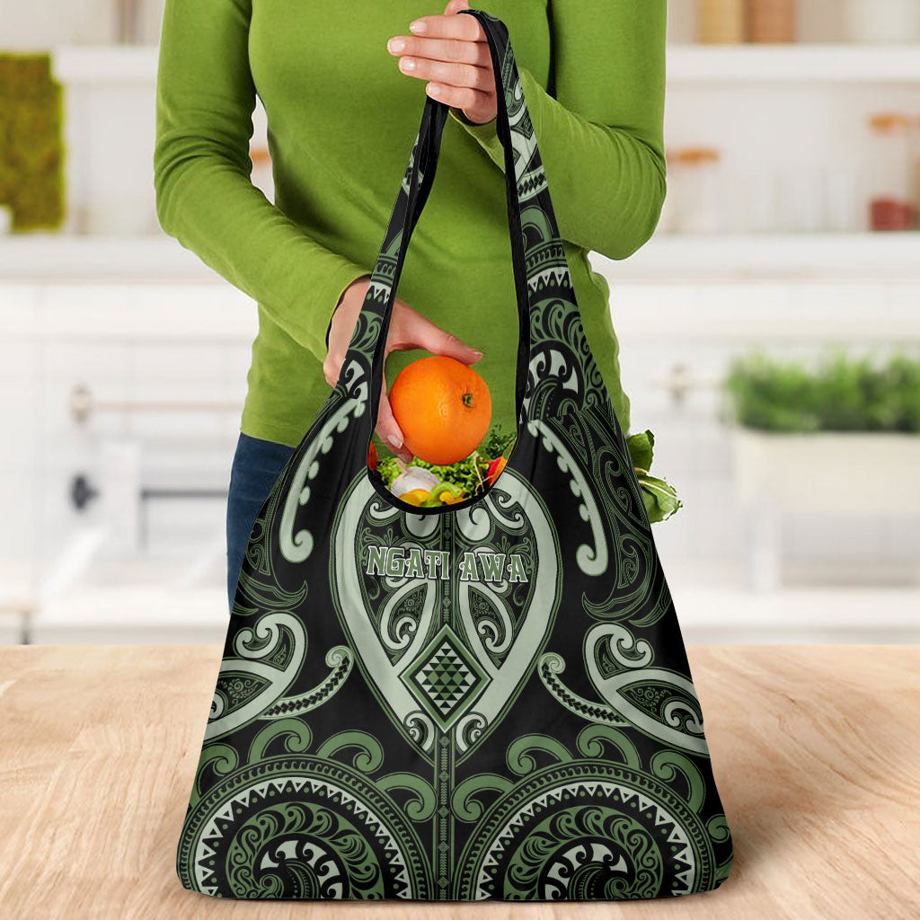 Aotearoa Ngati Awa Grocery Bag Maori Tribal Pattern LT05 - Polynesian Pride