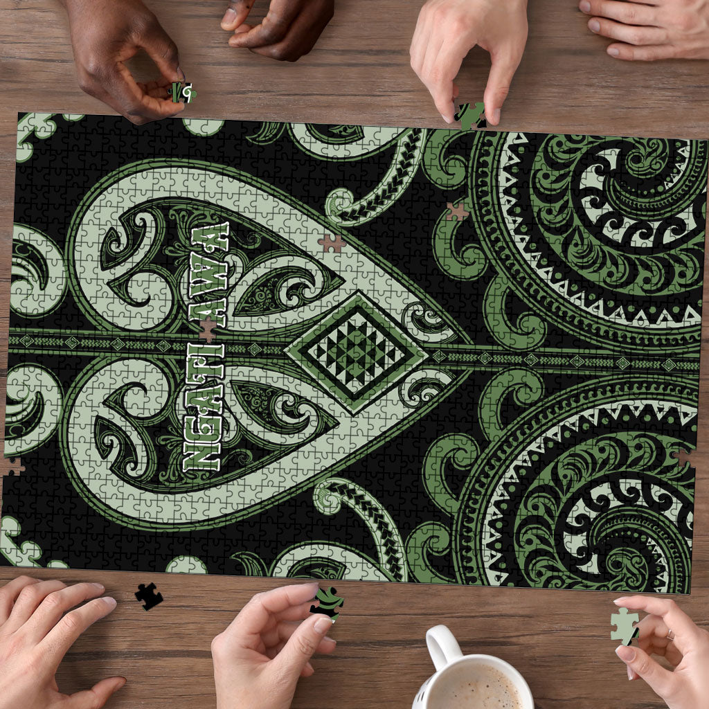 Aotearoa Ngati Awa Puzzle Maori Tribal Pattern LT05 - Polynesian Pride