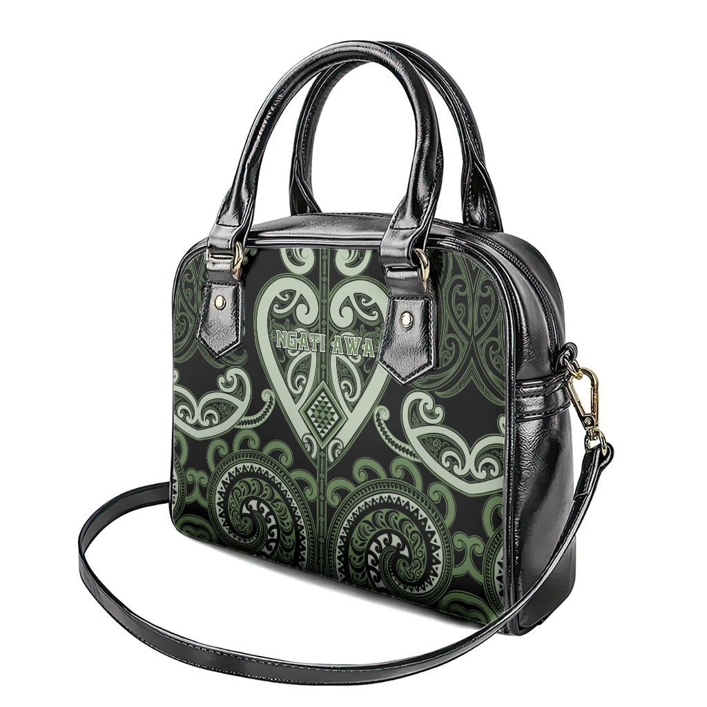 Aotearoa Ngati Awa Shoulder Handbag Maori Tribal Pattern LT05 - Polynesian Pride