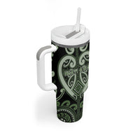 Custom Aotearoa Ngati Awa Tumbler With Handle Maori Tribal Pattern LT05 - Polynesian Pride