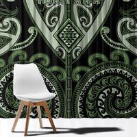 Aotearoa Ngati Awa Window Curtain Maori Tribal Pattern LT05 - Polynesian Pride