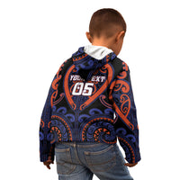 Custom Aotearoa Whakatohea Kid Hoodie Maori Tribal Pattern LT05 - Polynesian Pride