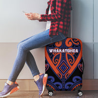Aotearoa Whakatohea Luggage Cover Maori Tribal Pattern LT05 - Polynesian Pride