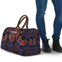 Aotearoa Whakatohea Travel Bag Maori Tribal Pattern LT05 - Polynesian Pride