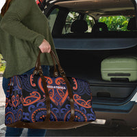 Aotearoa Whakatohea Travel Bag Maori Tribal Pattern LT05 - Polynesian Pride