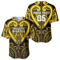 Custom Aotearoa Ngati Whatua Baseball Jersey Maori Tribal Pattern LT05 - Polynesian Pride
