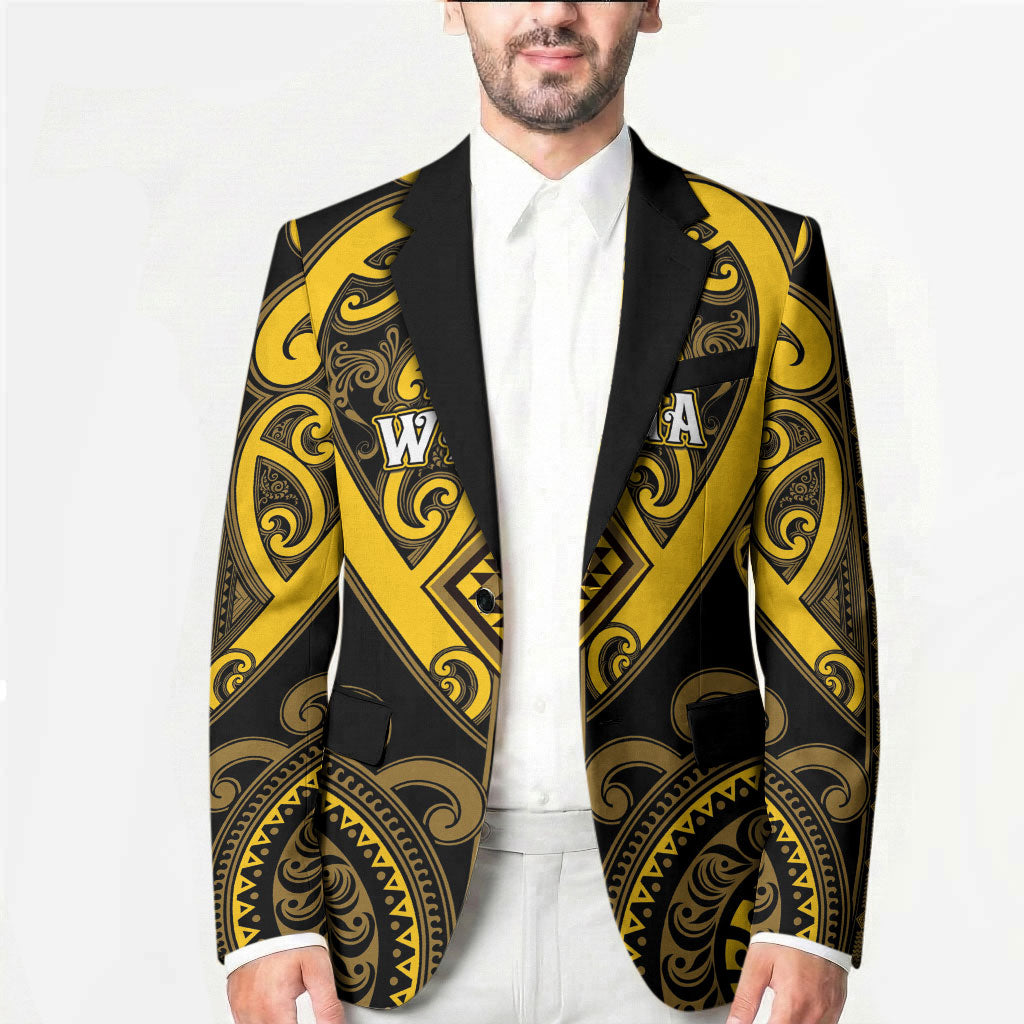 Custom Aotearoa Ngati Whatua Blazer Maori Tribal Pattern LT05 - Polynesian Pride