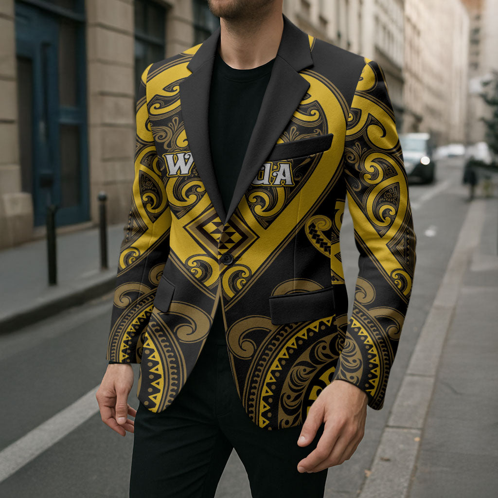 Custom Aotearoa Ngati Whatua Blazer Maori Tribal Pattern LT05 - Polynesian Pride