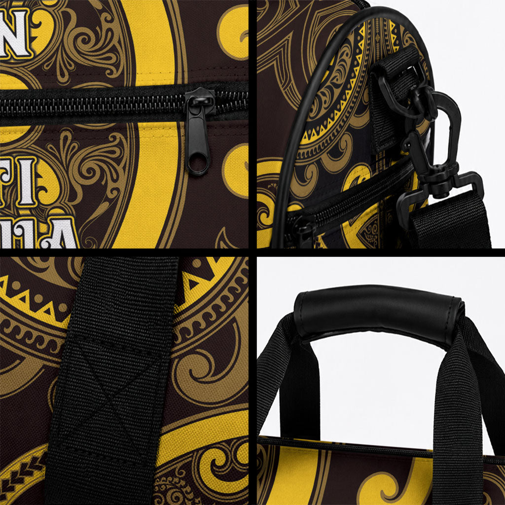 Aotearoa Ngati Whatua Duffle Bag Maori Tribal Pattern LT05 - Polynesian Pride