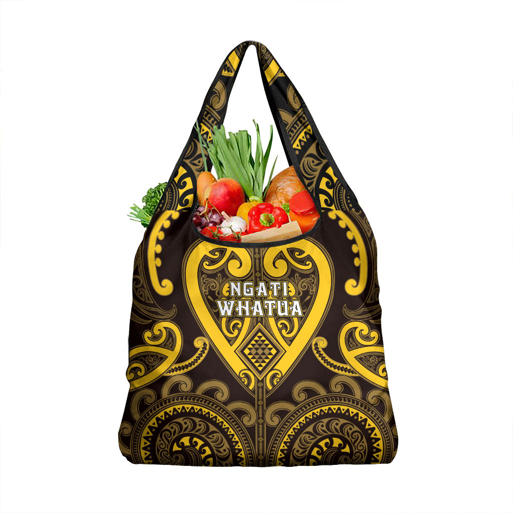 Aotearoa Ngati Whatua Grocery Bag Maori Tribal Pattern