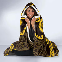 Aotearoa Ngati Whatua Hooded Blanket Maori Tribal Pattern LT05 - Polynesian Pride