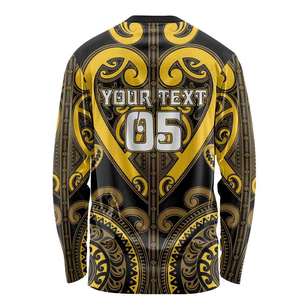 Custom Aotearoa Ngati Whatua Long Sleeve Shirt Maori Tribal Pattern LT05 - Polynesian Pride