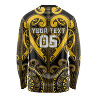 Custom Aotearoa Ngati Whatua Long Sleeve Shirt Maori Tribal Pattern LT05 - Polynesian Pride