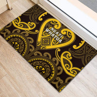 Aotearoa Ngati Whatua Rubber Doormat Maori Tribal Pattern LT05 - Polynesian Pride