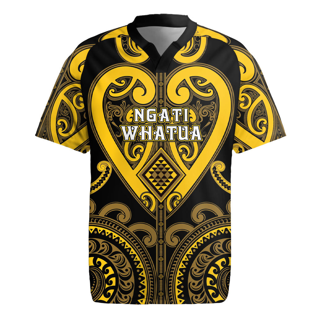 Custom Aotearoa Ngati Whatua Rugby Jersey Maori Tribal Pattern