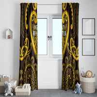 Aotearoa Ngati Whatua Window Curtain Maori Tribal Pattern LT05 - Polynesian Pride