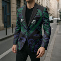 Custom Aotearoa Ngati Pikiao Blazer Maori Tribal Pattern LT05 - Polynesian Pride