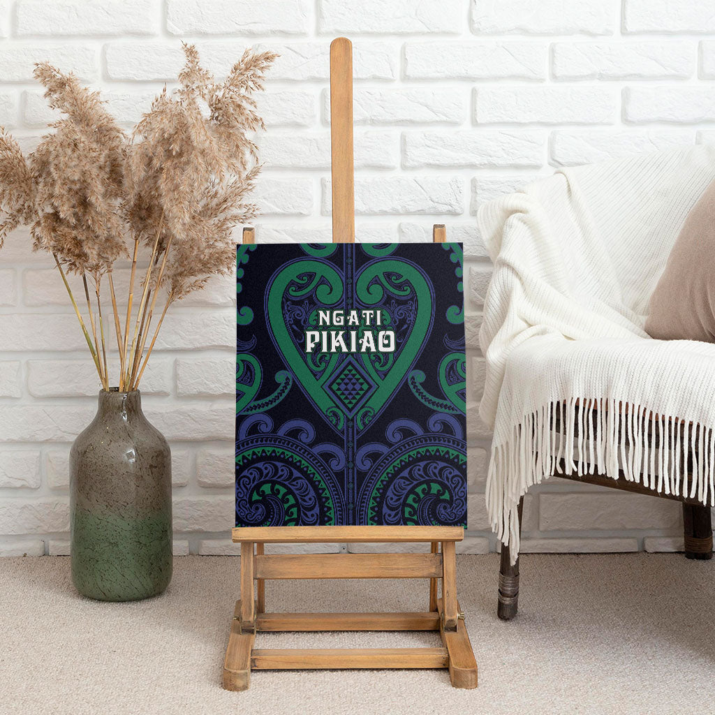 Aotearoa Ngati Pikiao Canvas Wall Art Maori Tribal Pattern LT05 - Polynesian Pride