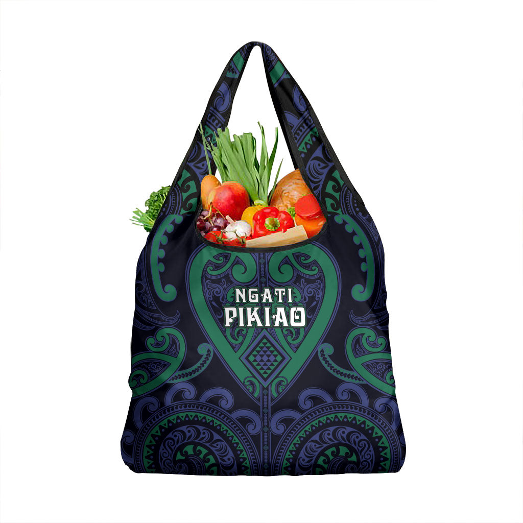 Aotearoa Ngati Pikiao Grocery Bag Maori Tribal Pattern