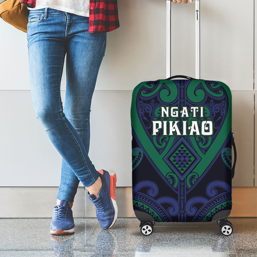 Aotearoa Ngati Pikiao Luggage Cover Maori Tribal Pattern LT05 - Polynesian Pride