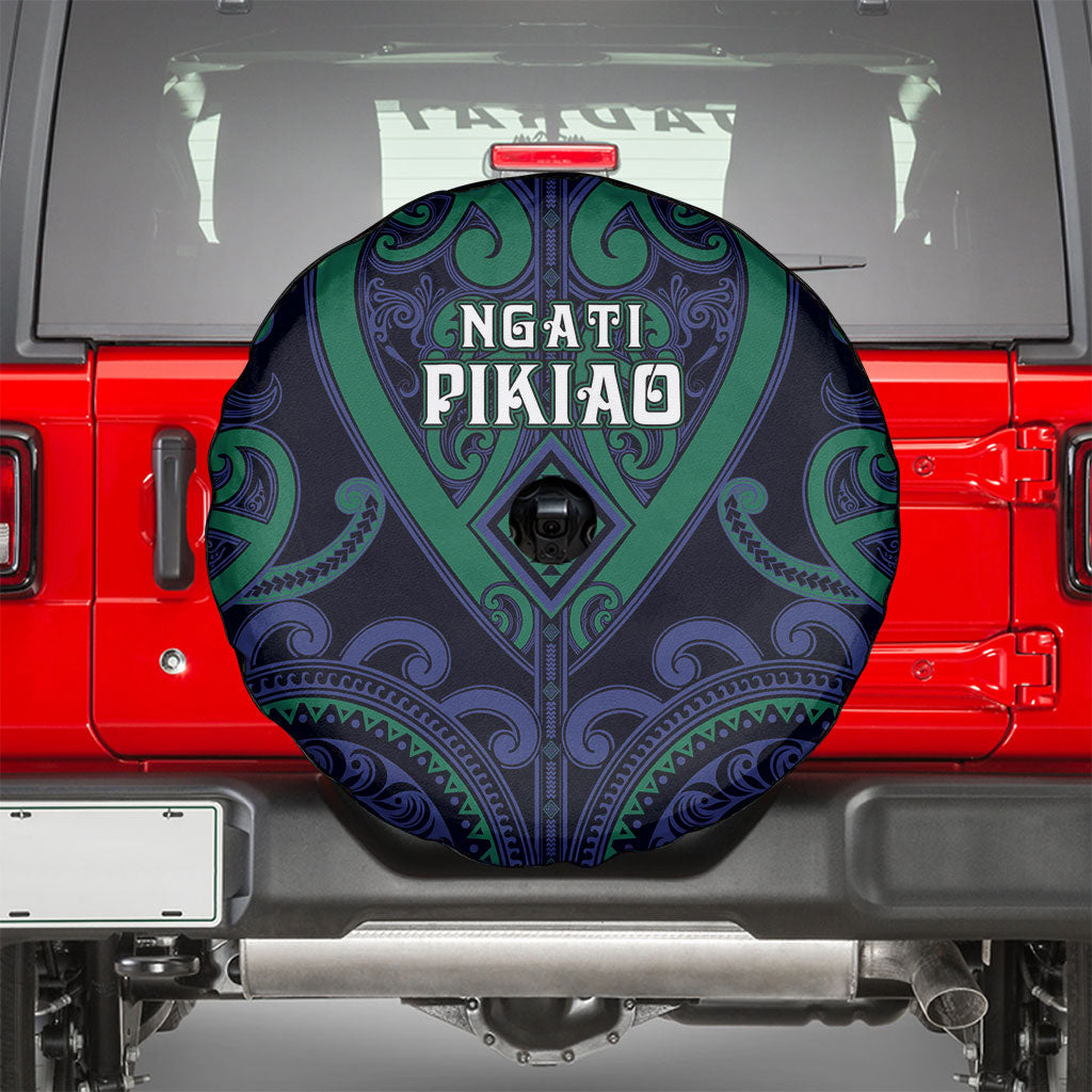Aotearoa Ngati Pikiao Spare Tire Cover Maori Tribal Pattern LT05 - Polynesian Pride