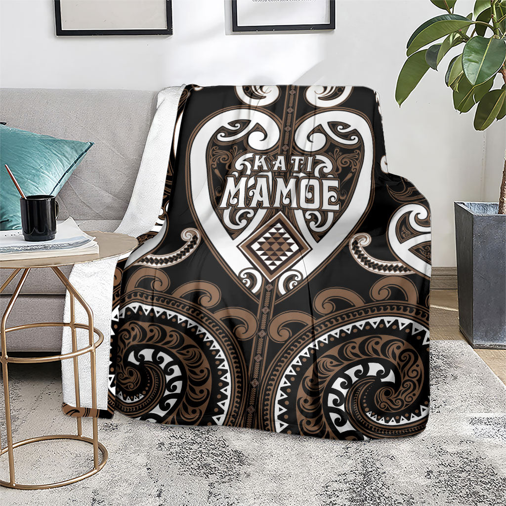 Aotearoa Kati Mamoe Blanket Maori Tribal Pattern LT05 - Polynesian Pride