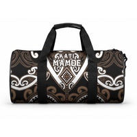 Aotearoa Kati Mamoe Duffle Bag Maori Tribal Pattern