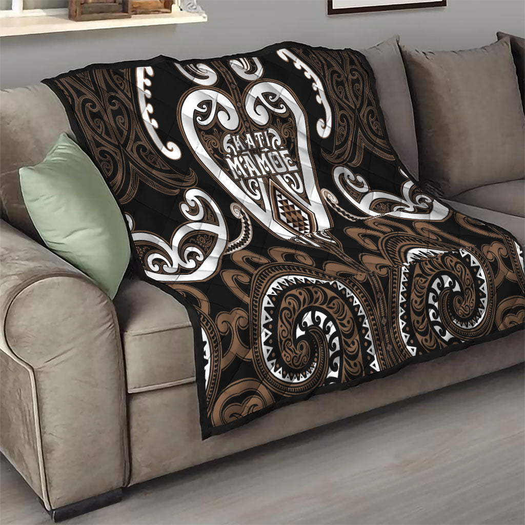 Aotearoa Kati Mamoe Quilt Maori Tribal Pattern LT05 - Polynesian Pride