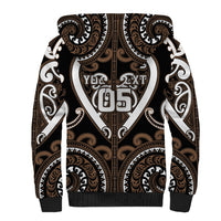 Custom Aotearoa Kati Mamoe Sherpa Hoodie Maori Tribal Pattern LT05 - Polynesian Pride