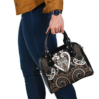 Aotearoa Kati Mamoe Shoulder Handbag Maori Tribal Pattern LT05 - Polynesian Pride