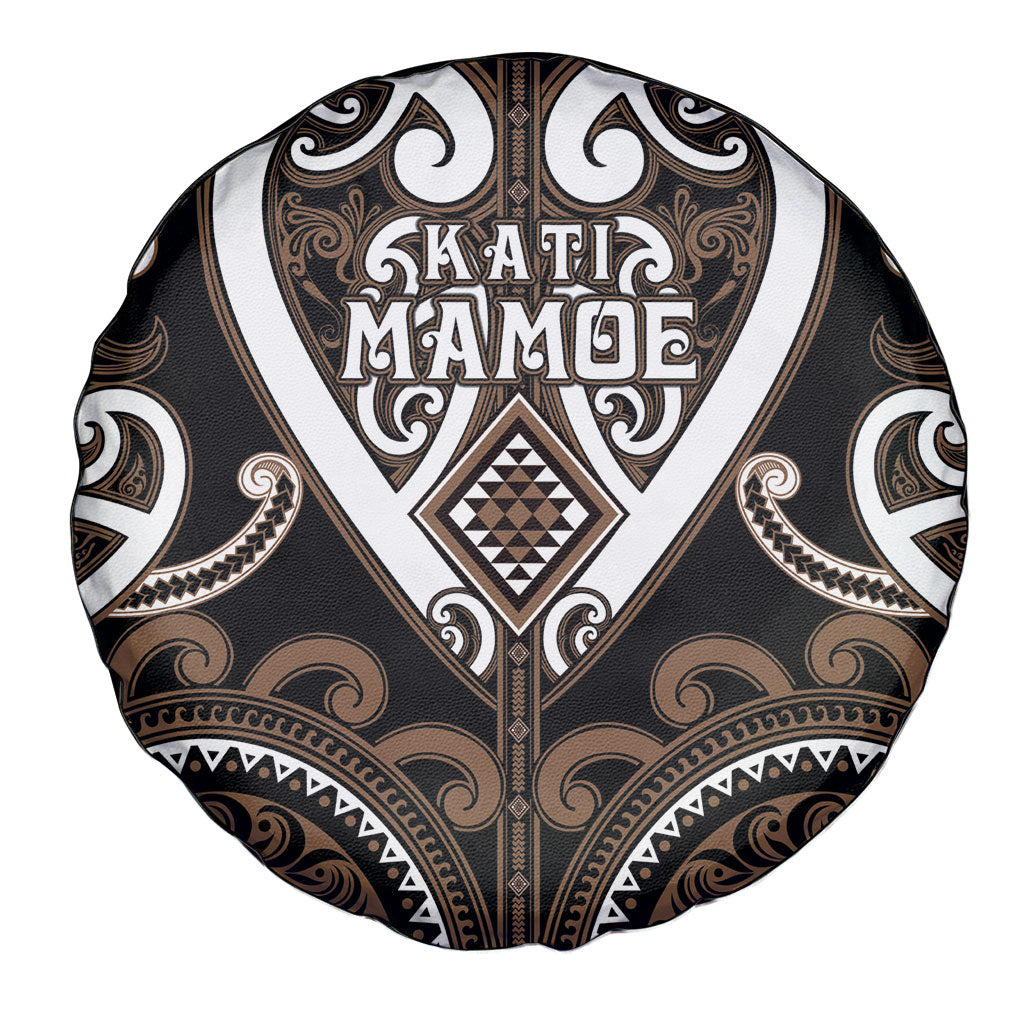Aotearoa Kati Mamoe Spare Tire Cover Maori Tribal Pattern LT05 - Polynesian Pride