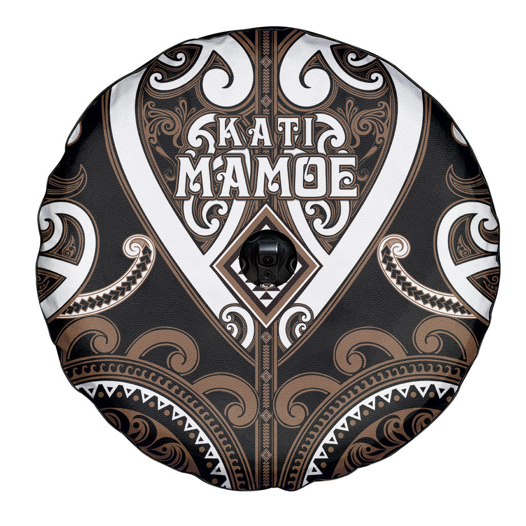 Aotearoa Kati Mamoe Spare Tire Cover Maori Tribal Pattern LT05 - Polynesian Pride