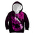 Personalized Hawaii Maui Kid Hoodie Polynesian Fish Hook Hibiscus Pink Version LT05 Hoodie Pink - Polynesian Pride