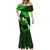 Hawaii Maui Mermaid Dress Polynesian Fish Hook Hibiscus Green Version LT05 - Polynesian Pride