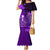 Personalized Hawaii Mermaid Dress Hammerhead Shark Kakau Polynesian Tribal Purple LT05 Women Purple - Polynesian Pride