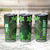 Personalized Hawaii Tumbler Cup Hammerhead Shark Kakau Polynesian Tribal Green