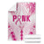 Breast Cancer Pink Out Blanket Polynesian Art Tattoo White Version