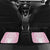 Breast Cancer Pink Out Car Mats Polynesian Art Tattoo White Version