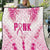 Breast Cancer Pink Out Quilt Polynesian Art Tattoo White Version