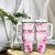 Breast Cancer Pink Out Tumbler With Handle Polynesian Art Tattoo White Version