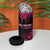 Breast Cancer Pink Out 4 in 1 Can Cooler Tumbler Polynesian Art Tattoo Black Version