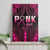 Breast Cancer Pink Out Canvas Wall Art Polynesian Art Tattoo Black Version