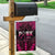 Breast Cancer Pink Out Garden Flag Polynesian Art Tattoo Black Version