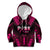 Breast Cancer Pink Out Kid Hoodie Polynesian Art Tattoo Black Version