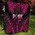 Breast Cancer Pink Out Quilt Polynesian Art Tattoo Black Version