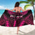 Breast Cancer Pink Out Sarong Polynesian Art Tattoo Black Version