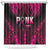 Breast Cancer Pink Out Shower Curtain Polynesian Art Tattoo Black Version