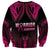 Breast Cancer Pink Out Sweatshirt Polynesian Art Tattoo Black Version