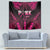 Breast Cancer Pink Out Tapestry Polynesian Art Tattoo Black Version