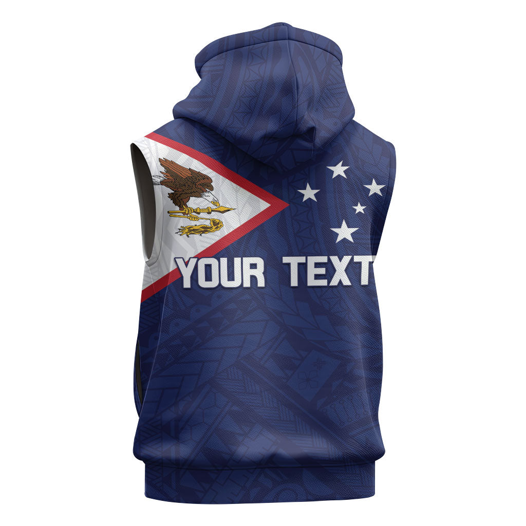Personalized American Samoa And Samoa Sleeveless Zip Hoodie Together We Grow